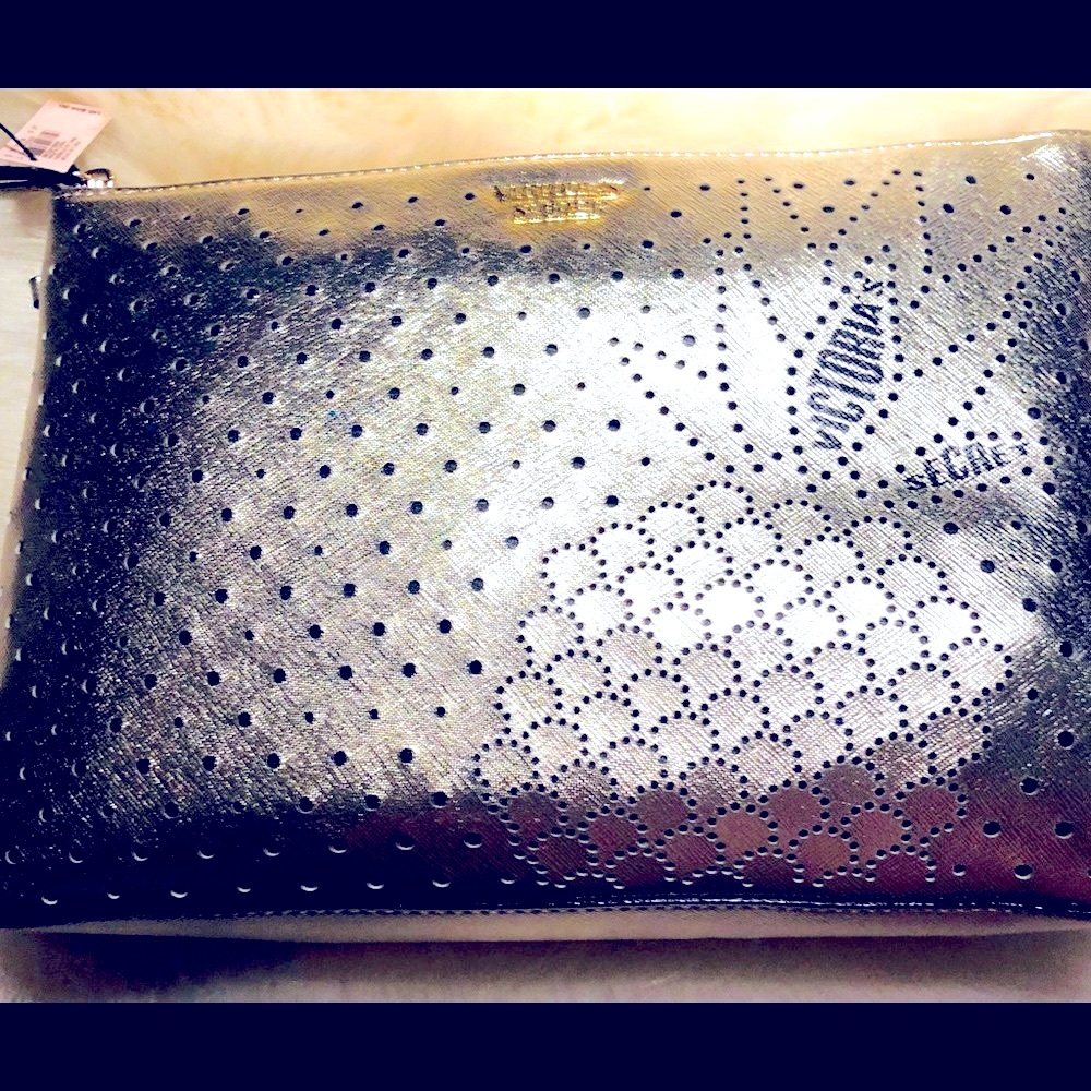 NWT Victoria’s Secret Gold Bag